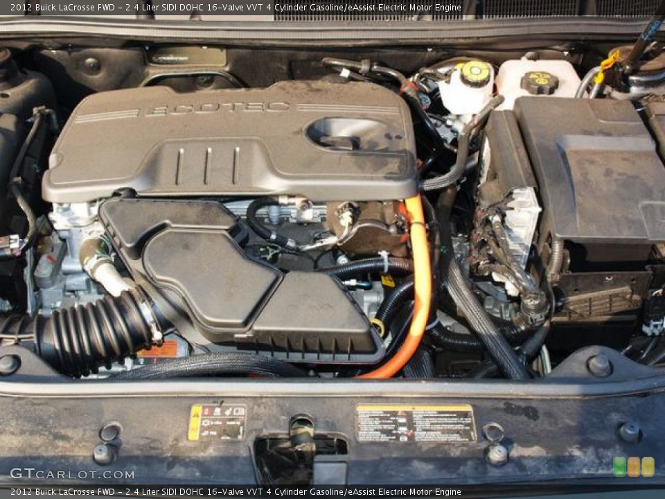 2.4 Liter SIDI DOHC 16-Valve VVT 4 Cylinder Gasoline/eAssist Electric Motor Engine for the 2012 Buick LaCrosse #77716005