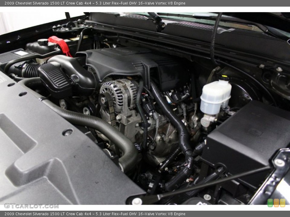 5.3 Liter Flex-Fuel OHV 16-Valve Vortec V8 Engine for the 2009 Chevrolet Silverado 1500 #77719084
