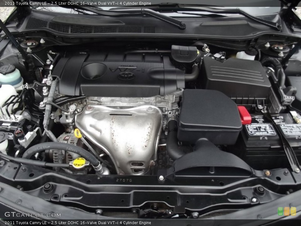 2.5 Liter DOHC 16-Valve Dual VVT-i 4 Cylinder Engine for the 2011 Toyota Camry #77720370