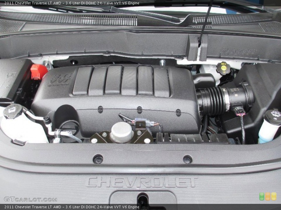 3.6 Liter DI DOHC 24-Valve VVT V6 Engine for the 2011 Chevrolet Traverse #77725185