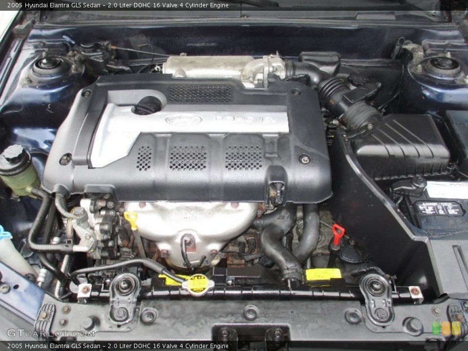 2.0 Liter DOHC 16 Valve 4 Cylinder Engine for the 2005 Hyundai Elantra #77725575