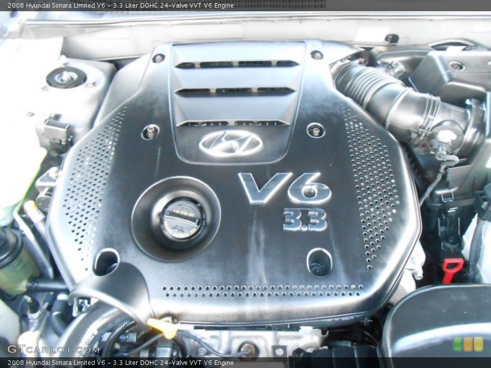 3.3 Liter DOHC 24-Valve VVT V6 Engine for the 2008 Hyundai Sonata #77727884