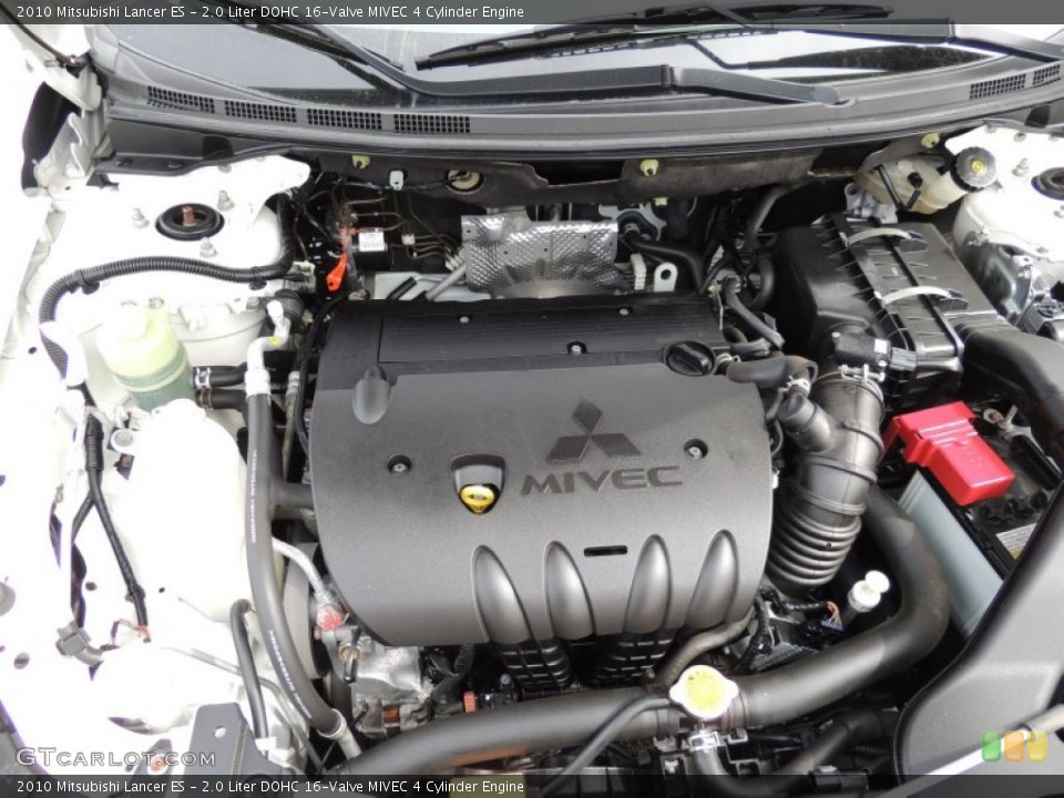 2.0 Liter DOHC 16-Valve MIVEC 4 Cylinder Engine for the 2010 Mitsubishi Lancer #77741751