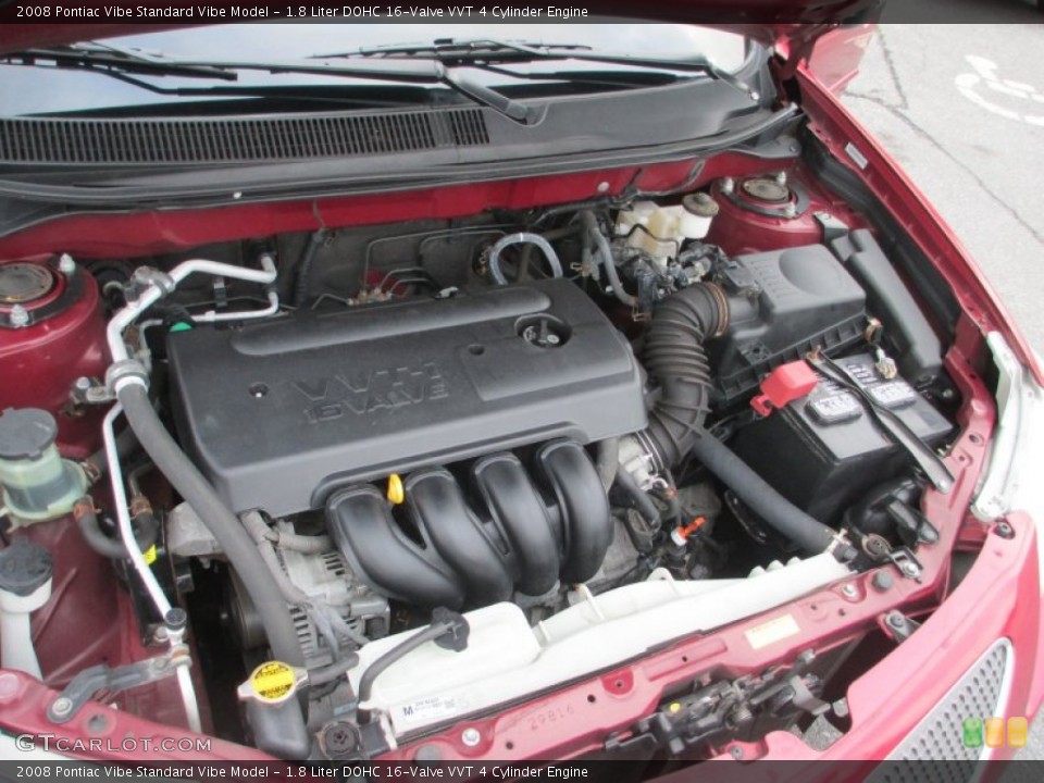 1.8 Liter DOHC 16-Valve VVT 4 Cylinder 2008 Pontiac Vibe Engine