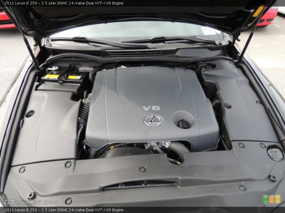 2.5 Liter DOHC 24-Valve Dual VVT-i V6 Engine for the 2011 Lexus IS #77744740