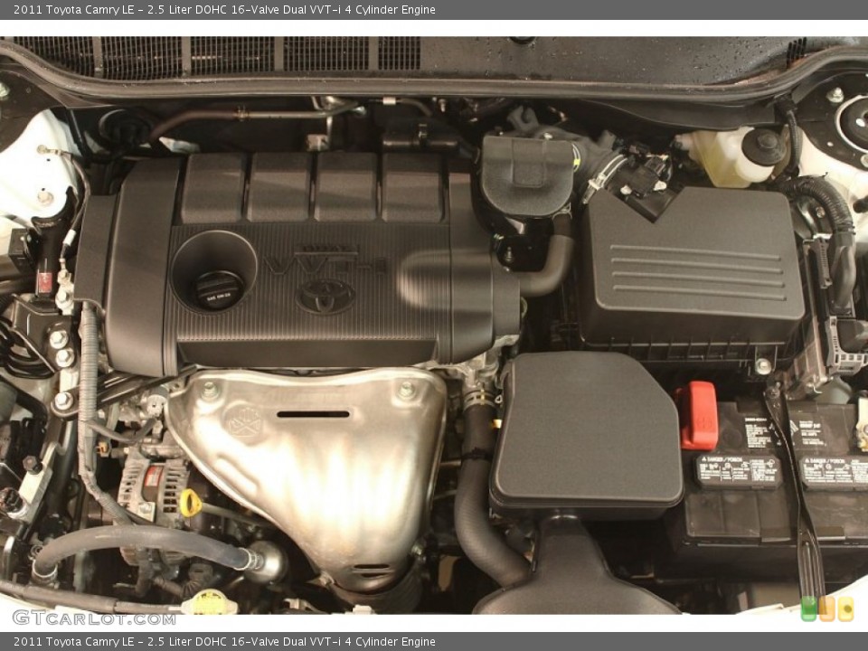 2.5 Liter DOHC 16-Valve Dual VVT-i 4 Cylinder Engine for the 2011 Toyota Camry #77754987