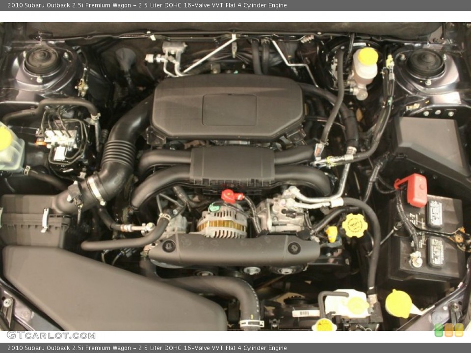 2.5 Liter DOHC 16-Valve VVT Flat 4 Cylinder Engine for the 2010 Subaru Outback #77756748