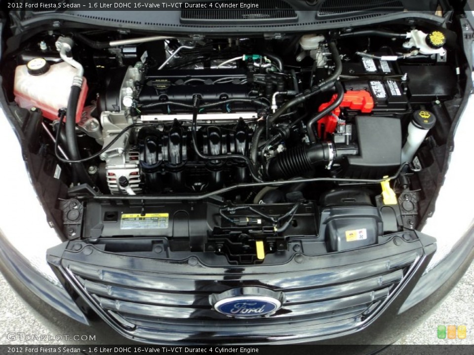 1.6 Liter DOHC 16-Valve Ti-VCT Duratec 4 Cylinder Engine for the 2012 Ford Fiesta #77757601