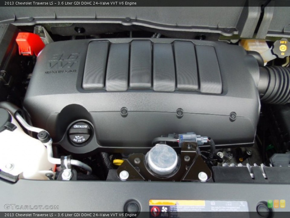 3.6 Liter GDI DOHC 24-Valve VVT V6 Engine for the 2013 Chevrolet Traverse #77765039