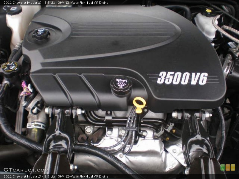 3.5 Liter OHV 12-Valve Flex-Fuel V6 Engine for the 2011 Chevrolet Impala #77766917