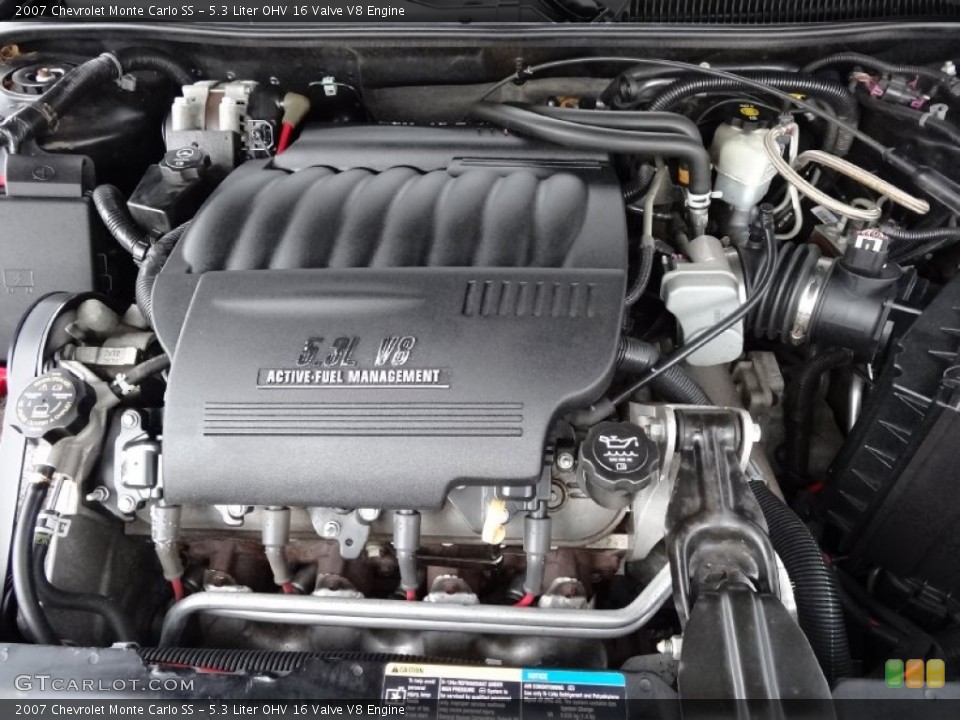 5.3 Liter OHV 16 Valve V8 Engine for the 2007 Chevrolet Monte Carlo #77774441