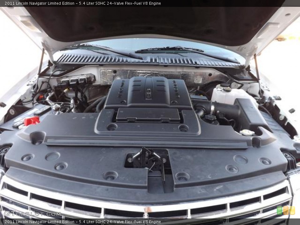 5.4 Liter SOHC 24-Valve Flex-Fuel V8 Engine for the 2011 Lincoln Navigator #77774807