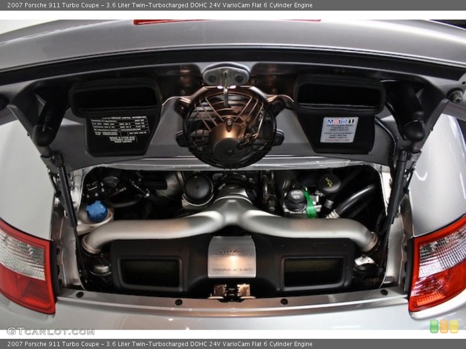 3.6 Liter Twin-Turbocharged DOHC 24V VarioCam Flat 6 Cylinder Engine for the 2007 Porsche 911 #77779754