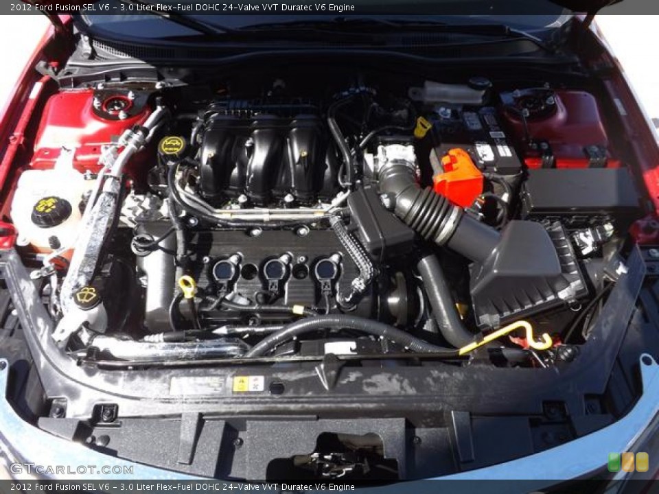 3.0 Liter Flex-Fuel DOHC 24-Valve VVT Duratec V6 Engine for the 2012 Ford Fusion #77785883