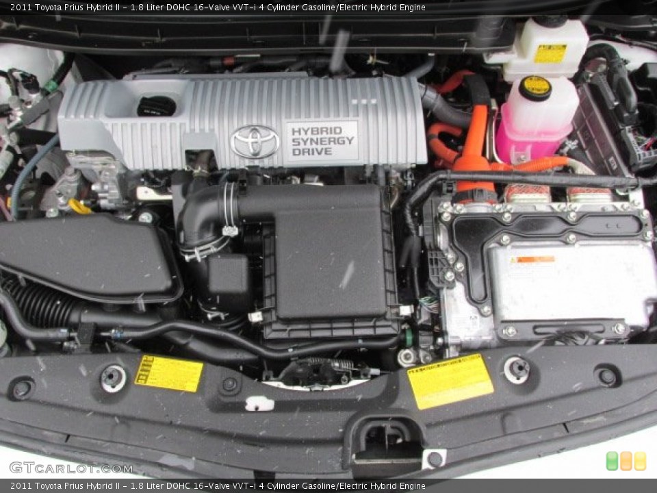 1.8 Liter DOHC 16-Valve VVT-i 4 Cylinder Gasoline/Electric Hybrid Engine for the 2011 Toyota Prius #77787236