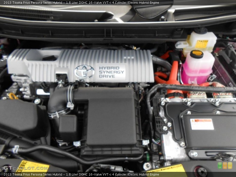 1.8 Liter DOHC 16-Valve VVT-i 4 Cylinder/Electric Hybrid Engine for the 2013 Toyota Prius #77802277