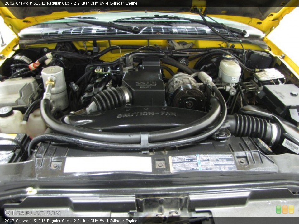 2.2 Liter OHV 8V 4 Cylinder Engine for the 2003 Chevrolet S10 #77803029