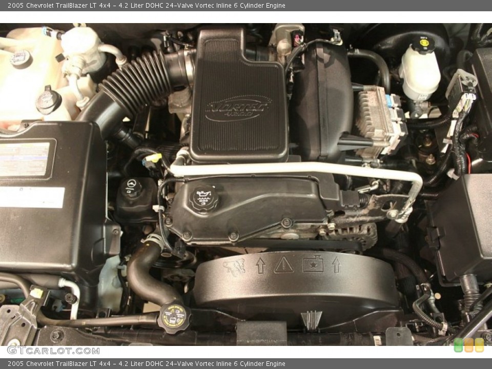 4.2 Liter DOHC 24-Valve Vortec Inline 6 Cylinder Engine for the 2005 Chevrolet TrailBlazer #77804891