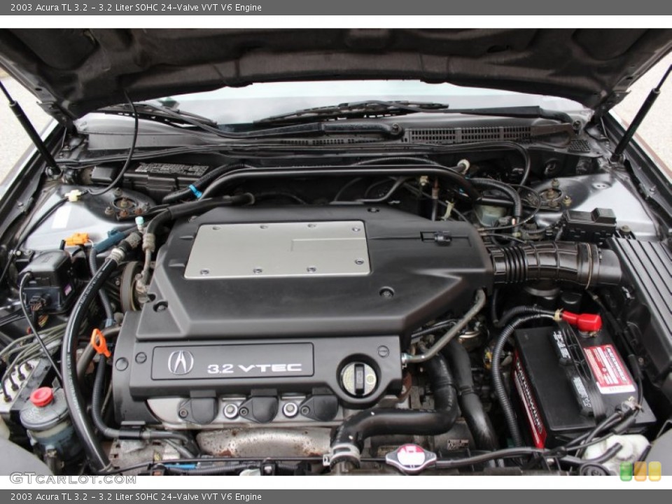 3.2 Liter SOHC 24-Valve VVT V6 2003 Acura TL Engine