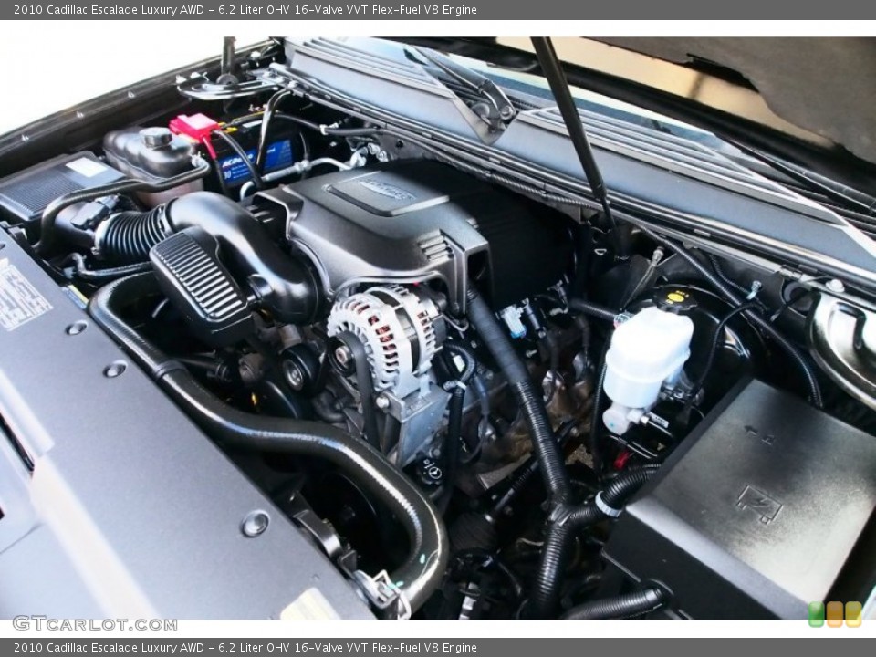 6.2 Liter OHV 16-Valve VVT Flex-Fuel V8 Engine for the 2010 Cadillac Escalade #77810111