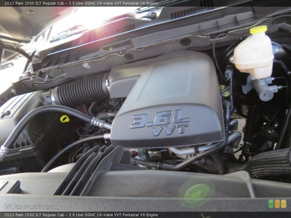 3.6 Liter DOHC 24-Valve VVT Pentastar V6 Engine for the 2013 Ram 1500 #77815568