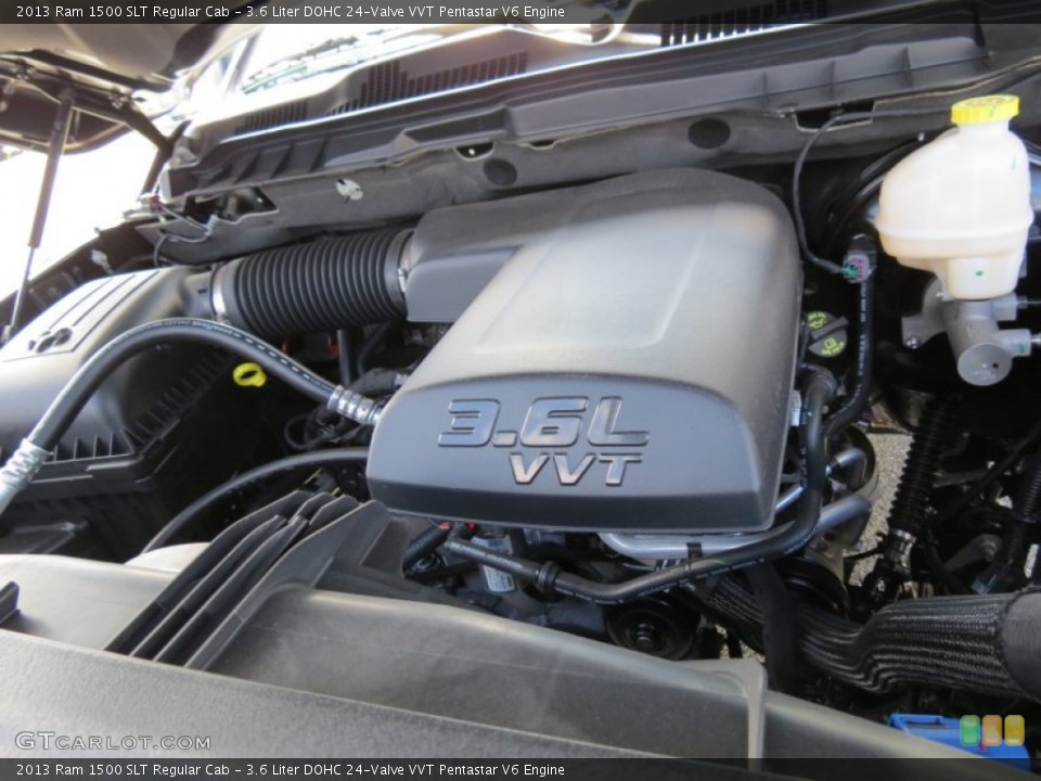 3.6 Liter DOHC 24-Valve VVT Pentastar V6 Engine for the 2013 Ram 1500 #77815793