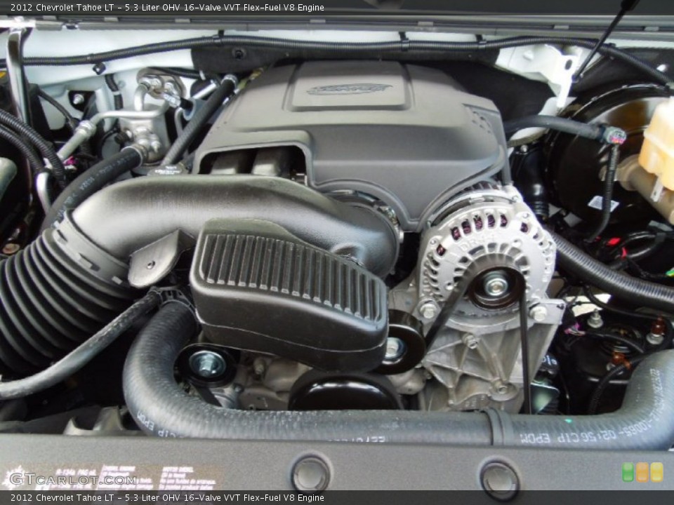 5.3 Liter OHV 16-Valve VVT Flex-Fuel V8 Engine for the 2012 Chevrolet Tahoe #77818373