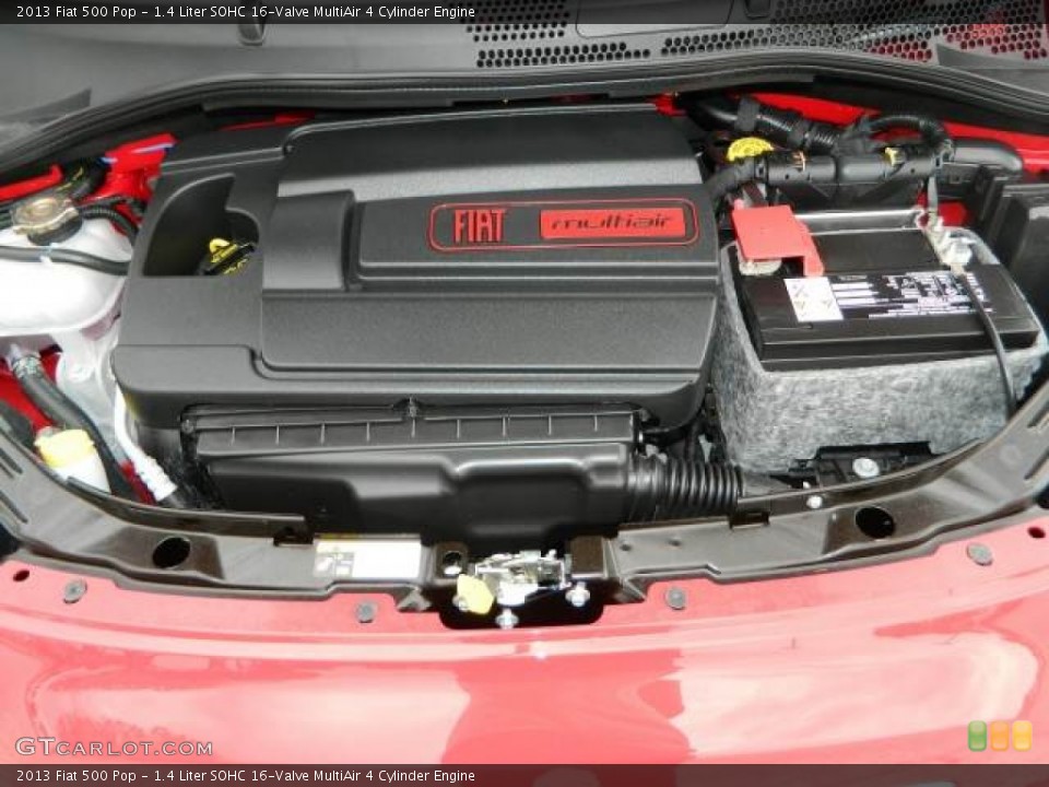 1.4 Liter SOHC 16-Valve MultiAir 4 Cylinder 2013 Fiat 500 Engine