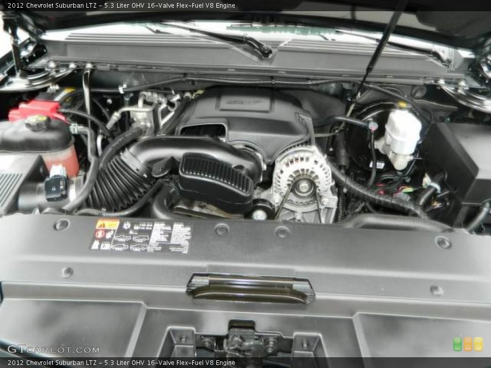 5.3 Liter OHV 16-Valve Flex-Fuel V8 Engine for the 2012 Chevrolet Suburban #77827611