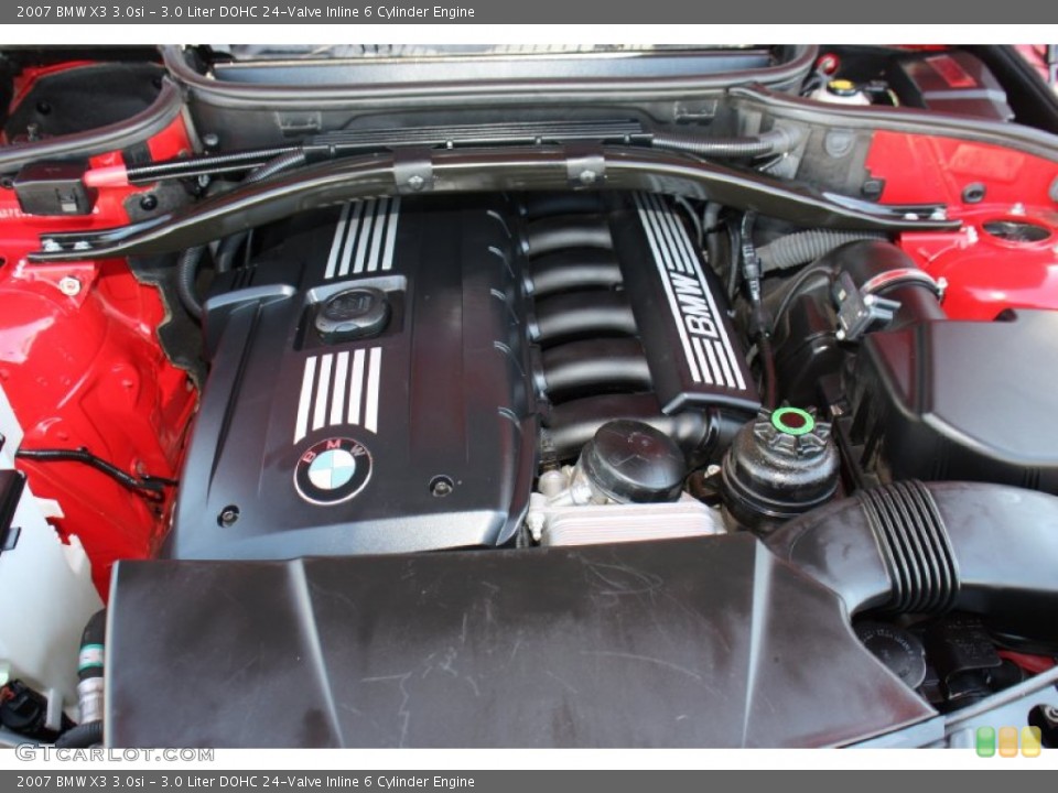 3.0 Liter DOHC 24-Valve Inline 6 Cylinder Engine for the 2007 BMW X3 #77830485