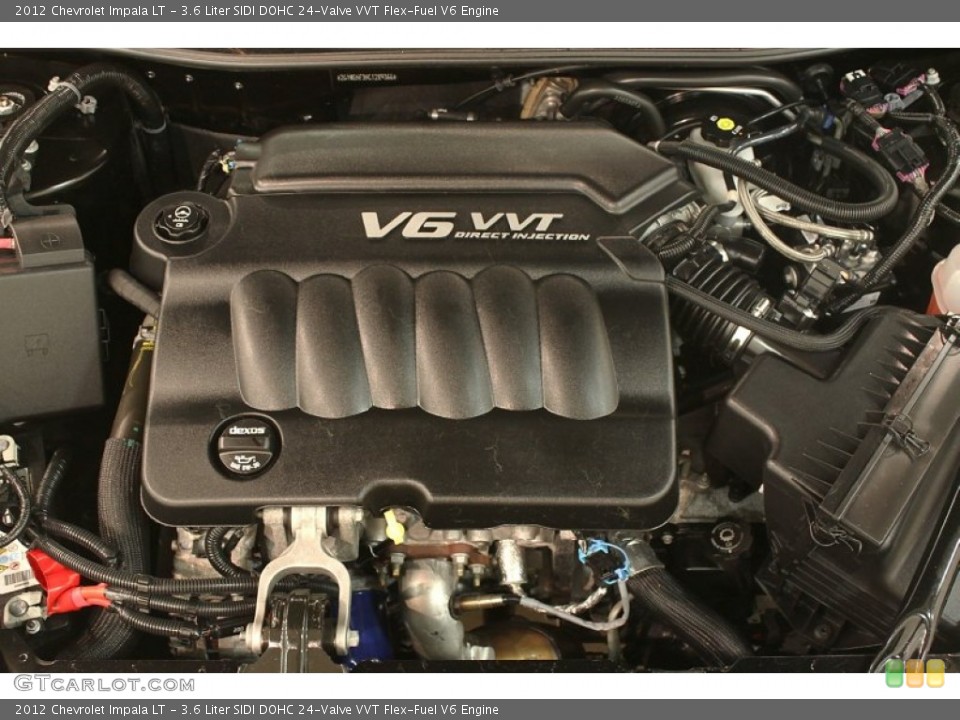 3.6 Liter SIDI DOHC 24-Valve VVT Flex-Fuel V6 Engine for the 2012 Chevrolet Impala #77836011