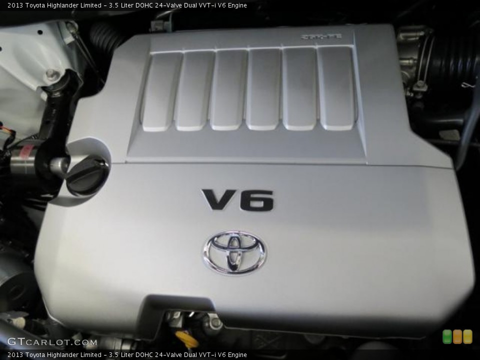 3.5 Liter DOHC 24-Valve Dual VVT-i V6 Engine for the 2013 Toyota Highlander #77859716