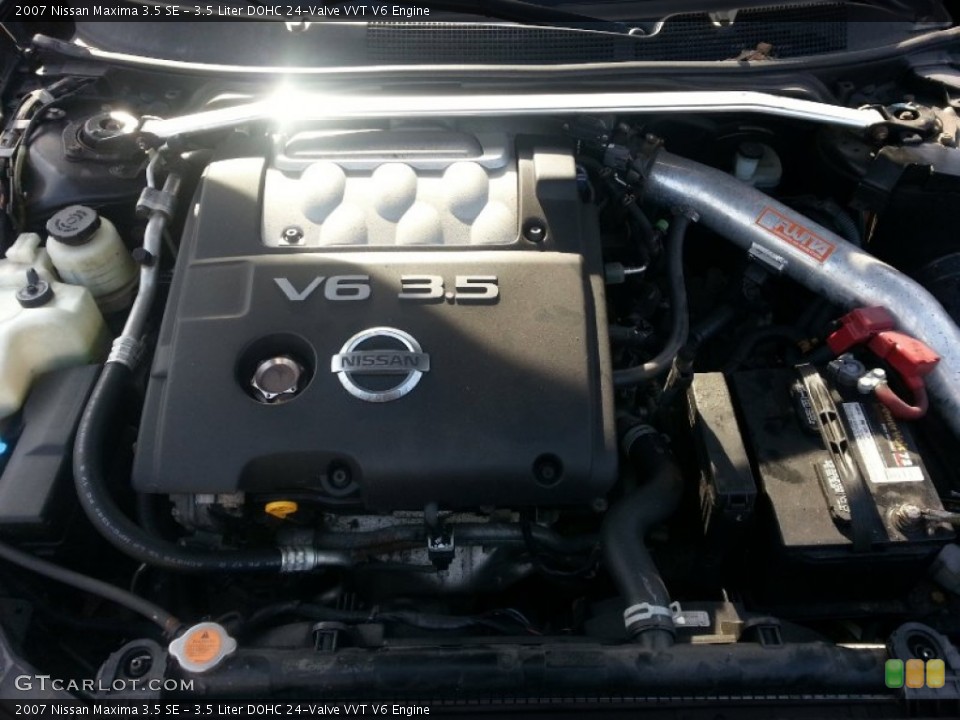 3.5 Liter DOHC 24-Valve VVT V6 2007 Nissan Maxima Engine