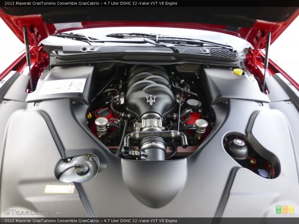 4.7 Liter DOHC 32-Valve VVT V8 Engine for the 2013 Maserati GranTurismo Convertible #77863432
