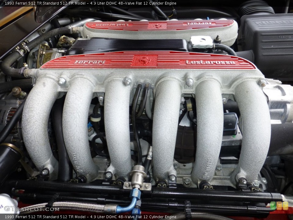 4.9 Liter DOHC 48-Valve Flat 12 Cylinder Engine for the 1993 Ferrari 512 TR #77866579