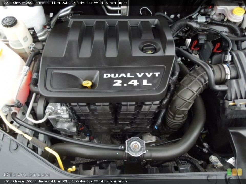 2.4 Liter DOHC 16-Valve Dual VVT 4 Cylinder Engine for the 2011 Chrysler 200 #77869533