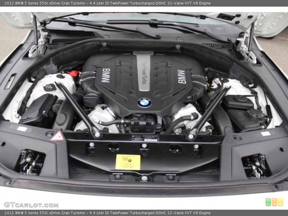 4.4 Liter DI TwinPower Turbocharged DOHC 32-Valve VVT V8 Engine for the 2012 BMW 5 Series #77870205