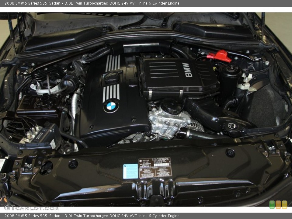 3.0L Twin Turbocharged DOHC 24V VVT Inline 6 Cylinder Engine for the 2008 BMW 5 Series #77873724