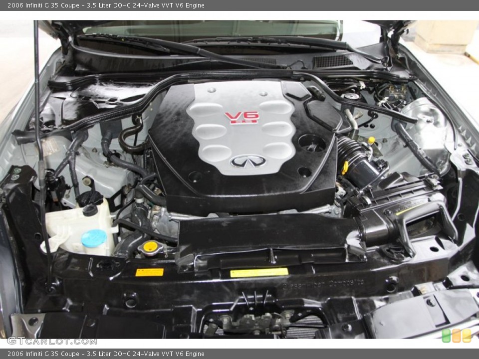 3.5 Liter DOHC 24-Valve VVT V6 2006 Infiniti G Engine