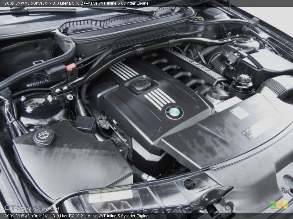 3.0 Liter DOHC 24-Valve VVT Inline 6 Cylinder Engine for the 2009 BMW X3 #77883249