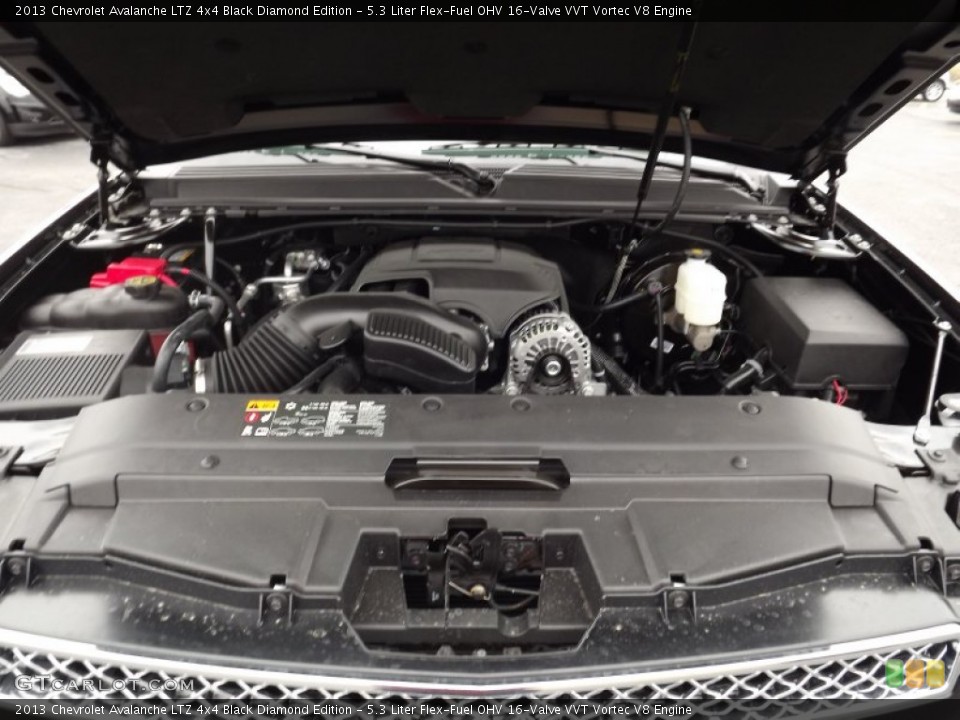 5.3 Liter Flex-Fuel OHV 16-Valve VVT Vortec V8 Engine for the 2013 Chevrolet Avalanche #77887182