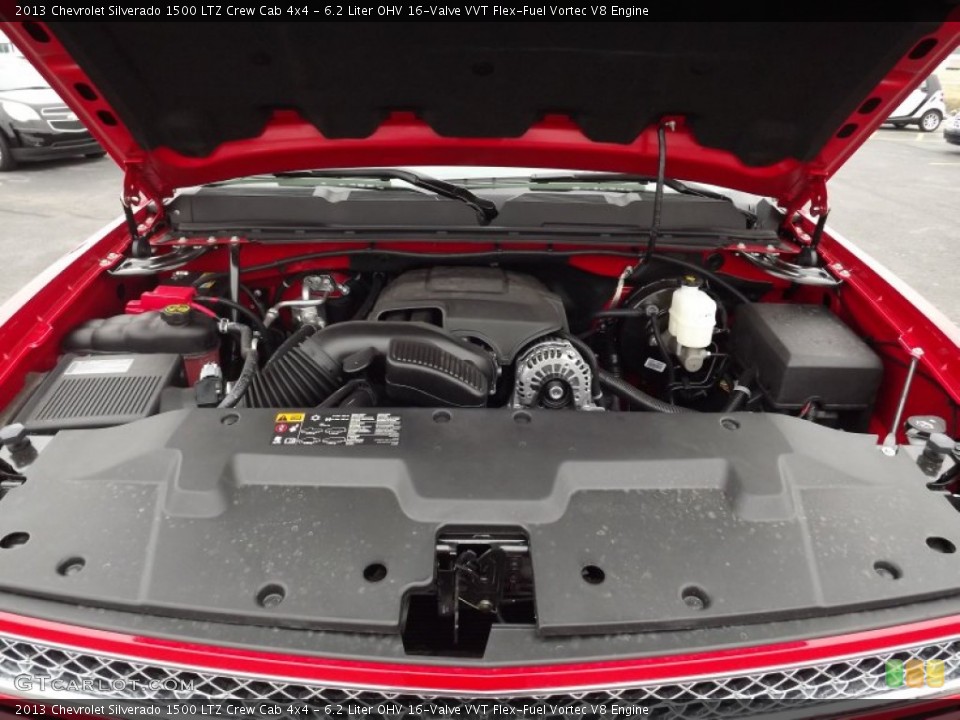 6.2 Liter OHV 16-Valve VVT Flex-Fuel Vortec V8 Engine for the 2013 Chevrolet Silverado 1500 #77887542