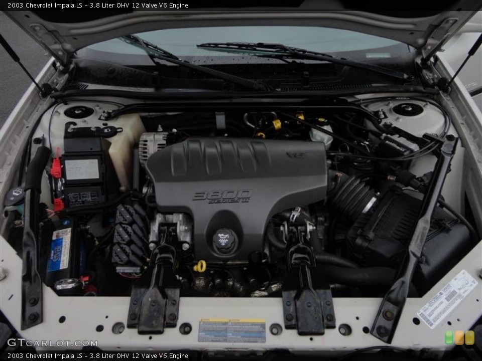 3.8 Liter OHV 12 Valve V6 Engine for the 2003 Chevrolet Impala #77890308