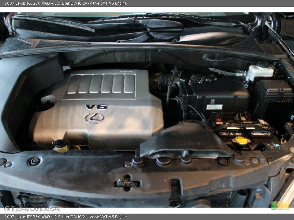 3.5 Liter DOHC 24-Valve VVT V6 2007 Lexus RX Engine