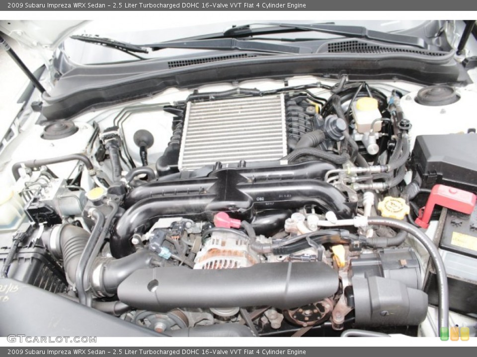 2.5 Liter Turbocharged DOHC 16-Valve VVT Flat 4 Cylinder Engine for the 2009 Subaru Impreza #77895943