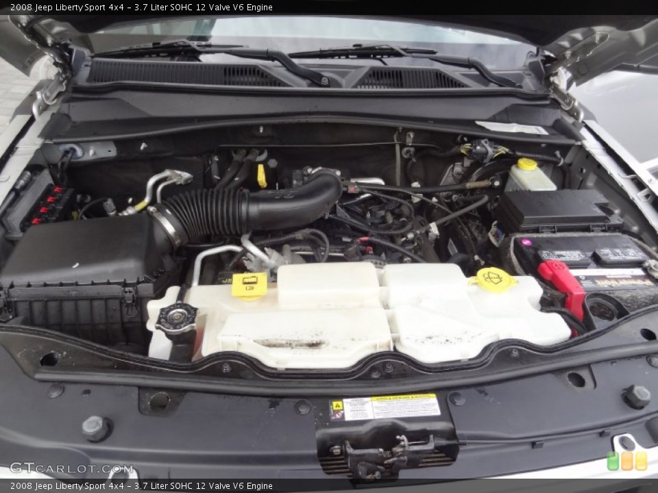 3.7 Liter SOHC 12 Valve V6 Engine for the 2008 Jeep Liberty #77901125