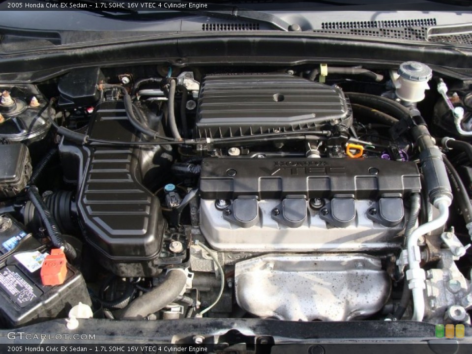 1.7L SOHC 16V VTEC 4 Cylinder Engine for the 2005 Honda Civic #77903720