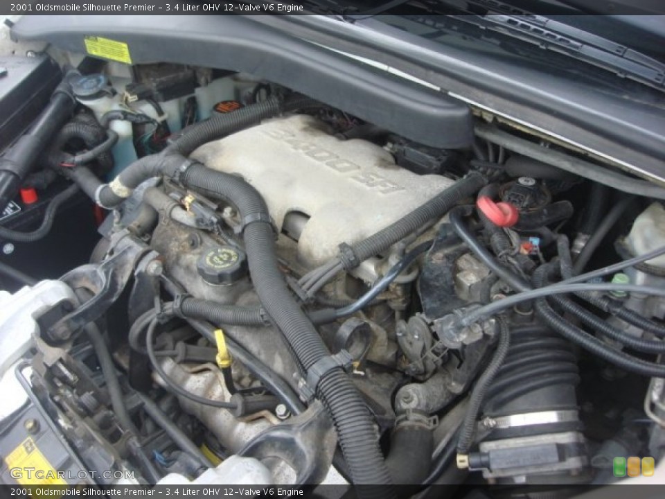 3.4 Liter OHV 12-Valve V6 Engine for the 2001 Oldsmobile Silhouette #77907036
