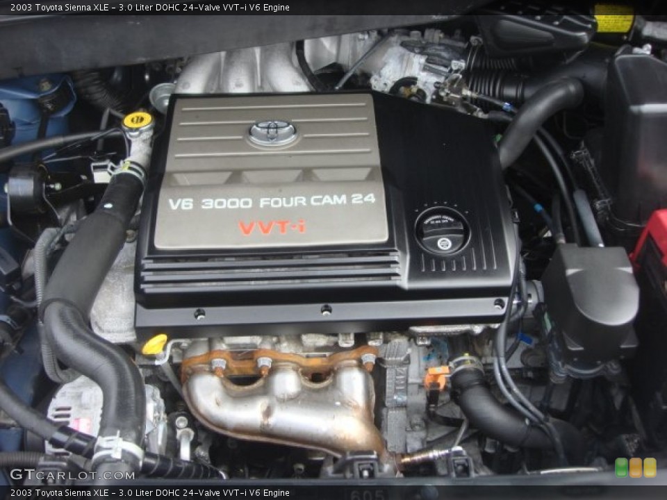 3.0 Liter DOHC 24-Valve VVT-i V6 Engine for the 2003 Toyota Sienna #77910524