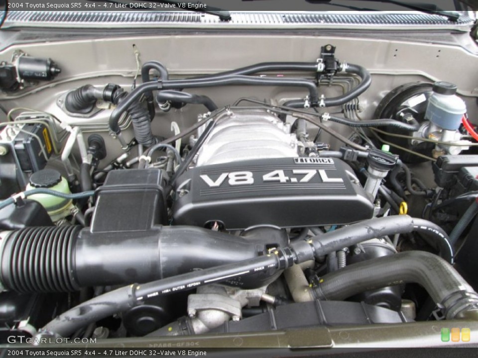 4.7 Liter DOHC 32-Valve V8 Engine for the 2004 Toyota Sequoia #77910550
